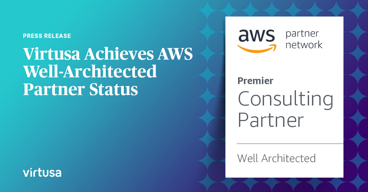 Virtusa Achieves AWS Well-Architected Partner Status | Virtusa